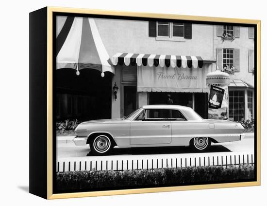 1963 Chevrolet Impala Sport Coupe, (C1963)-null-Framed Premier Image Canvas