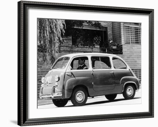 1963 Fiat 600 Multipla, (C1963)-null-Framed Photographic Print