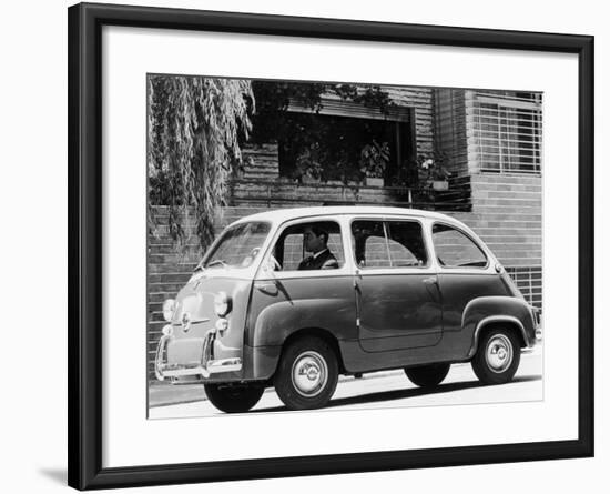 1963 Fiat 600 Multipla, (C1963)-null-Framed Photographic Print