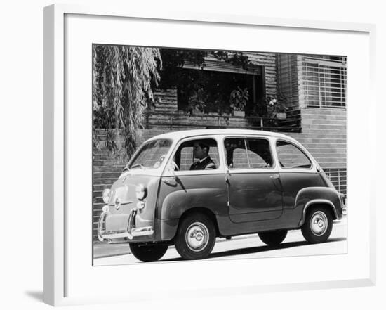 1963 Fiat 600 Multipla, (C1963)-null-Framed Photographic Print