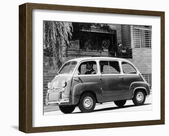 1963 Fiat 600 Multipla, (C1963)-null-Framed Photographic Print