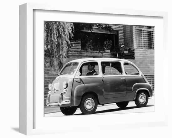 1963 Fiat 600 Multipla, (C1963)-null-Framed Photographic Print