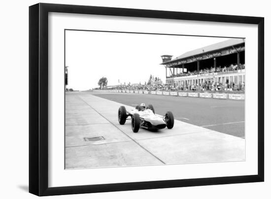 1963 German Gp Brabham Pits, 1963 (Photo)-null-Framed Giclee Print