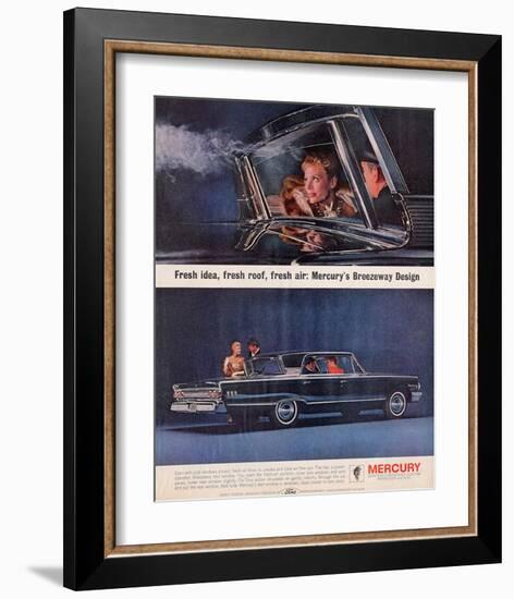 1963 Mercury-Breezeway Design-null-Framed Art Print