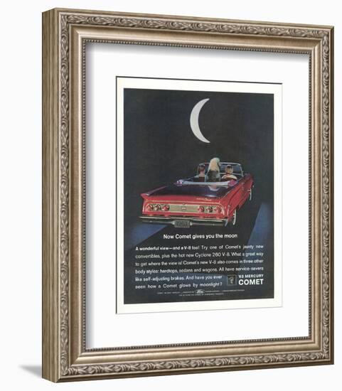 1963 Mercury Comet Moonlight-null-Framed Premium Giclee Print