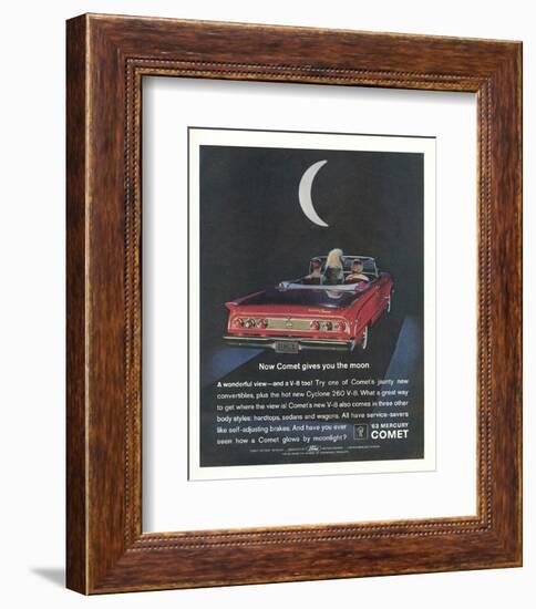 1963 Mercury Comet Moonlight-null-Framed Premium Giclee Print