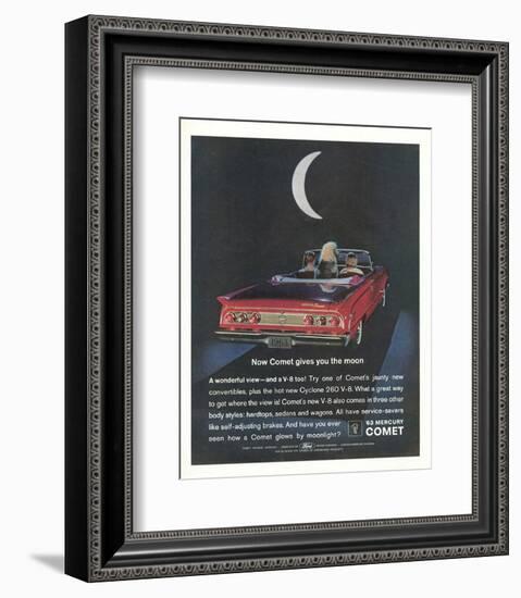 1963 Mercury Comet Moonlight-null-Framed Premium Giclee Print