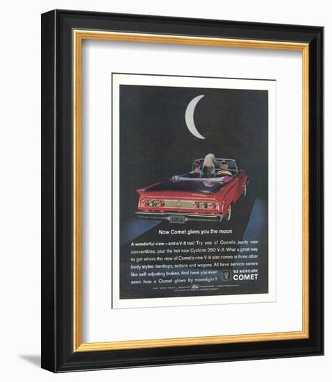 1963 Mercury Comet Moonlight-null-Framed Premium Giclee Print
