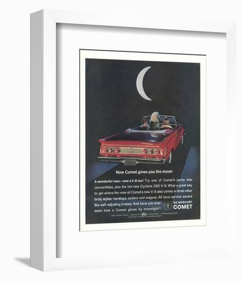 1963 Mercury Comet Moonlight-null-Framed Premium Giclee Print