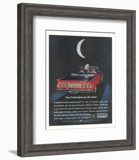 1963 Mercury Comet Moonlight-null-Framed Art Print