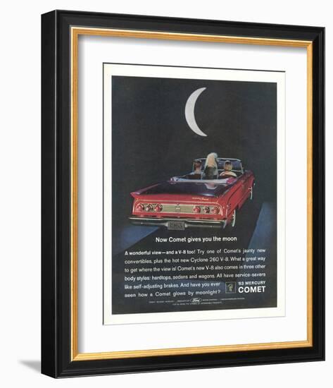 1963 Mercury Comet Moonlight-null-Framed Art Print