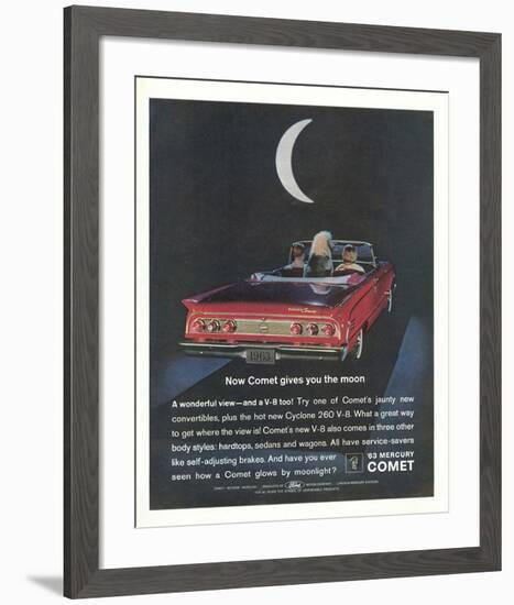 1963 Mercury Comet Moonlight-null-Framed Art Print