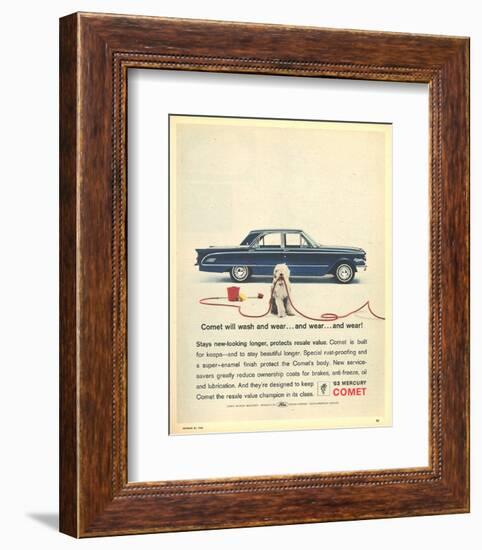 1963 Mercury -Comet Rust-Proof-null-Framed Art Print