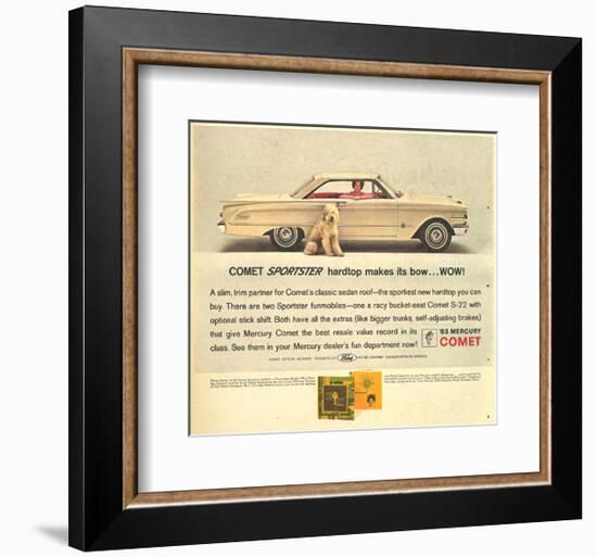 1963 Mercury - Comet Sportster-null-Framed Art Print