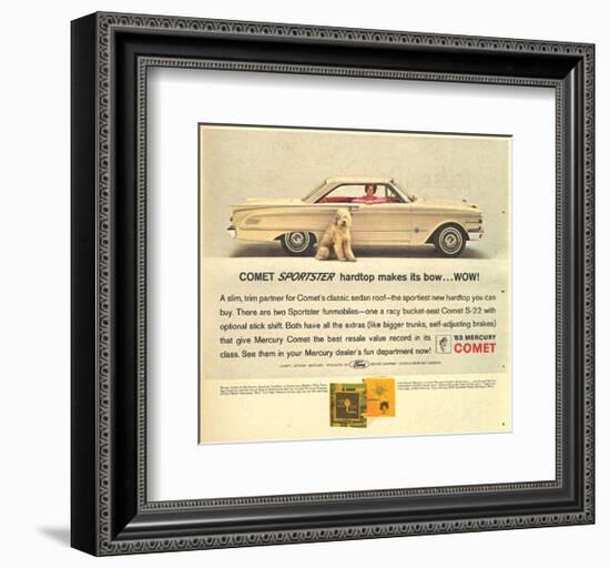 1963 Mercury - Comet Sportster-null-Framed Art Print