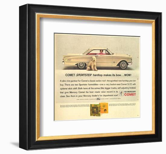 1963 Mercury - Comet Sportster-null-Framed Art Print