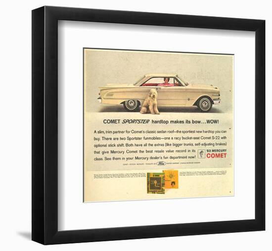 1963 Mercury - Comet Sportster-null-Framed Art Print