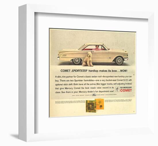 1963 Mercury - Comet Sportster-null-Framed Art Print