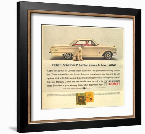 1963 Mercury - Comet Sportster-null-Framed Art Print