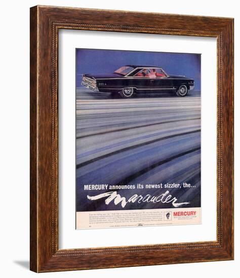 1963 Mercury - Marauder-null-Framed Art Print