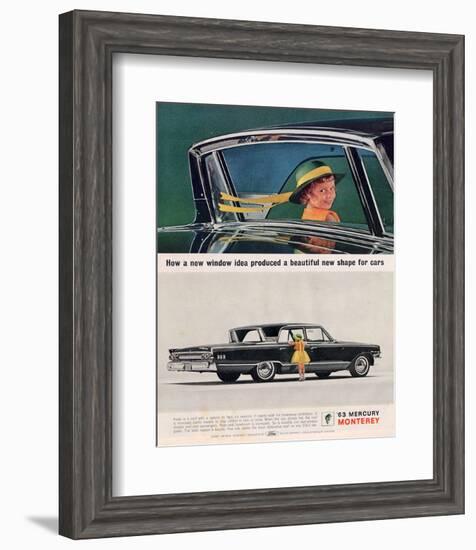 1963 Mercury - New Window Idea-null-Framed Art Print