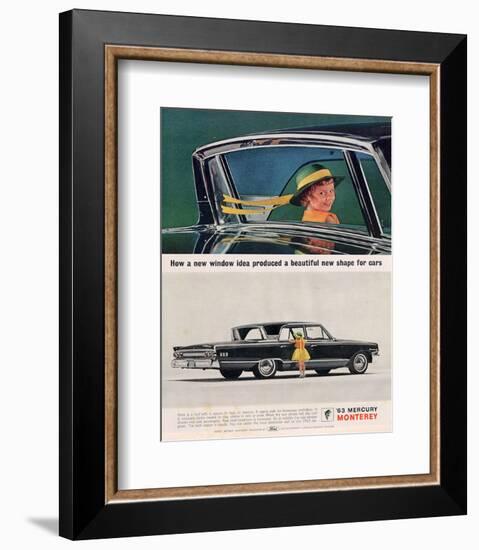 1963 Mercury - New Window Idea-null-Framed Art Print