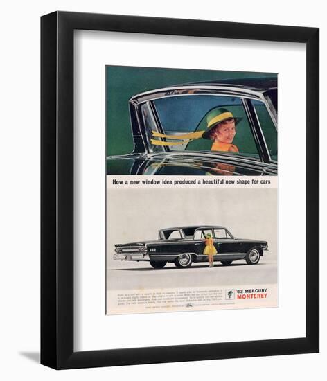 1963 Mercury - New Window Idea-null-Framed Art Print