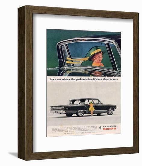 1963 Mercury - New Window Idea-null-Framed Art Print