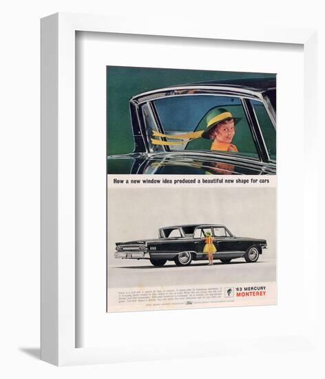 1963 Mercury - New Window Idea-null-Framed Art Print