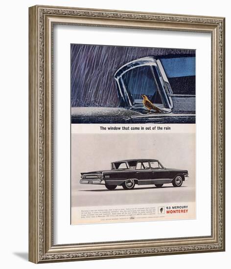 1963 Mercury - Out of the Rain-null-Framed Art Print