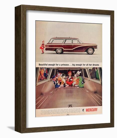 1963 Mercury - Princess Dreams-null-Framed Art Print