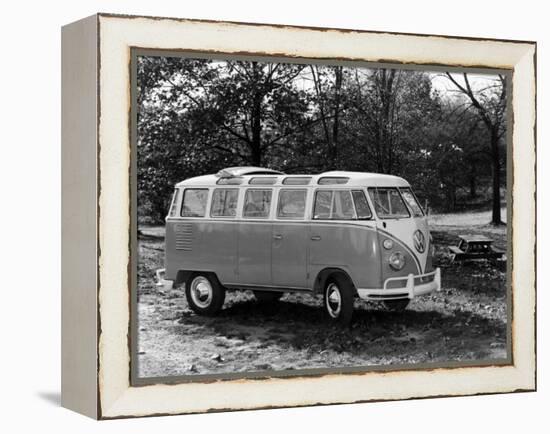 1963 Volkswagen Bus-null-Framed Stretched Canvas