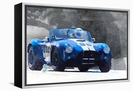 1964 AC Cobra Shelby Racing Watercolor-NaxArt-Framed Stretched Canvas