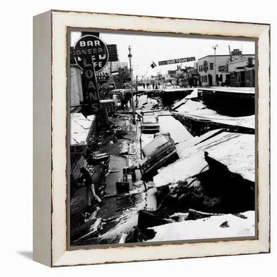 1964 Alaska Earthquake-null-Framed Stretched Canvas