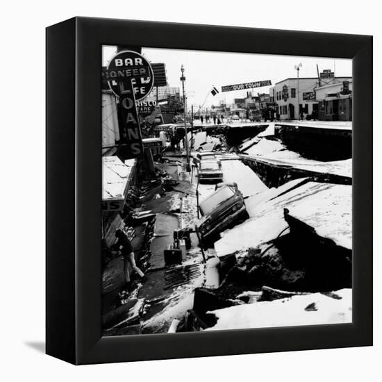 1964 Alaska Earthquake-null-Framed Stretched Canvas