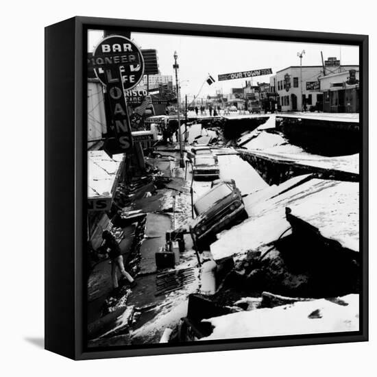 1964 Alaska Earthquake-null-Framed Stretched Canvas