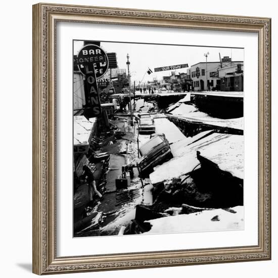 1964 Alaska Earthquake-null-Framed Photo