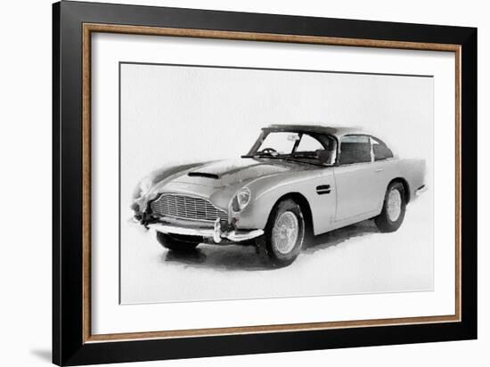 1964 Aston Martin DB5 Watercolor-NaxArt-Framed Art Print