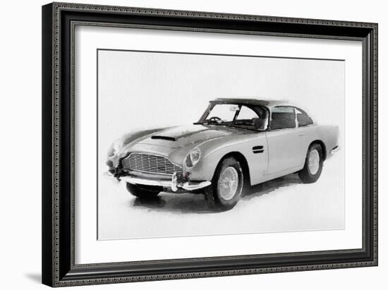 1964 Aston Martin DB5 Watercolor-NaxArt-Framed Art Print