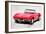 1964 Corvette Stingray Watercolor-NaxArt-Framed Premium Giclee Print