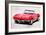 1964 Corvette Stingray Watercolor-NaxArt-Framed Art Print