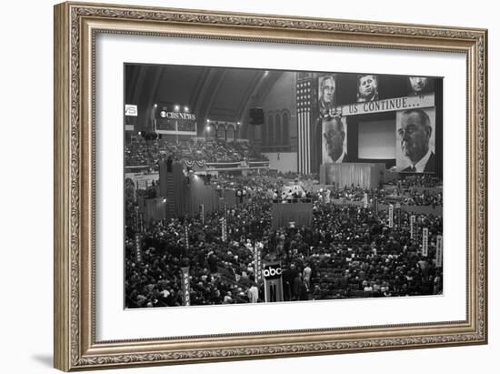 1964 Democratic Convention, Atlantic City, New Jersey-null-Framed Premium Photographic Print