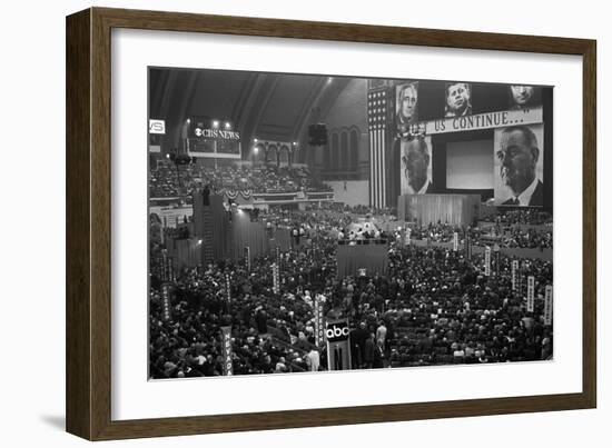 1964 Democratic Convention, Atlantic City, New Jersey-null-Framed Premium Photographic Print