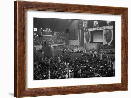 1964 Democratic Convention, Atlantic City, New Jersey-null-Framed Premium Photographic Print