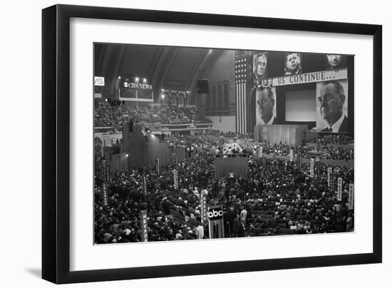 1964 Democratic Convention, Atlantic City, New Jersey-null-Framed Premium Photographic Print
