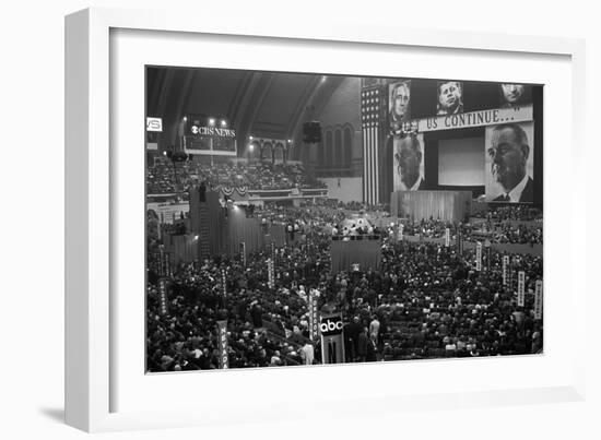 1964 Democratic Convention, Atlantic City, New Jersey-null-Framed Premium Photographic Print