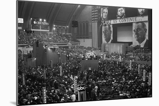 1964 Democratic Convention, Atlantic City, New Jersey-null-Mounted Premium Photographic Print