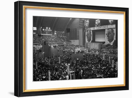 1964 Democratic Convention, Atlantic City, New Jersey-null-Framed Premium Photographic Print