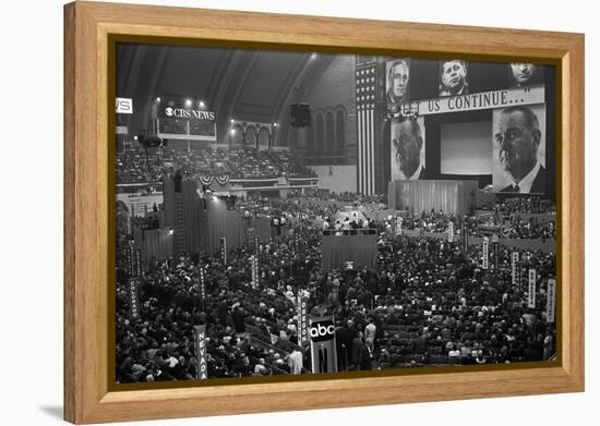 1964 Democratic Convention, Atlantic City, New Jersey-null-Framed Stretched Canvas