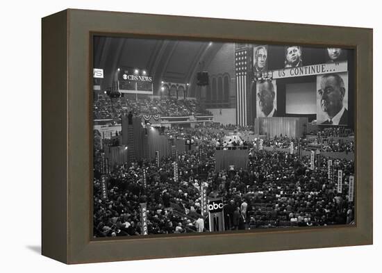 1964 Democratic Convention, Atlantic City, New Jersey-null-Framed Stretched Canvas